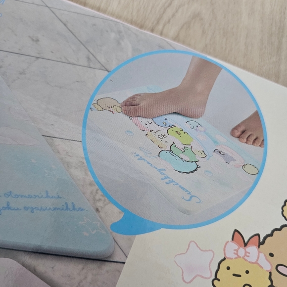 Sumikkogurashi - Diatomite Stone Bath Mat (Bath Together Blue) - Picture 3 of 3